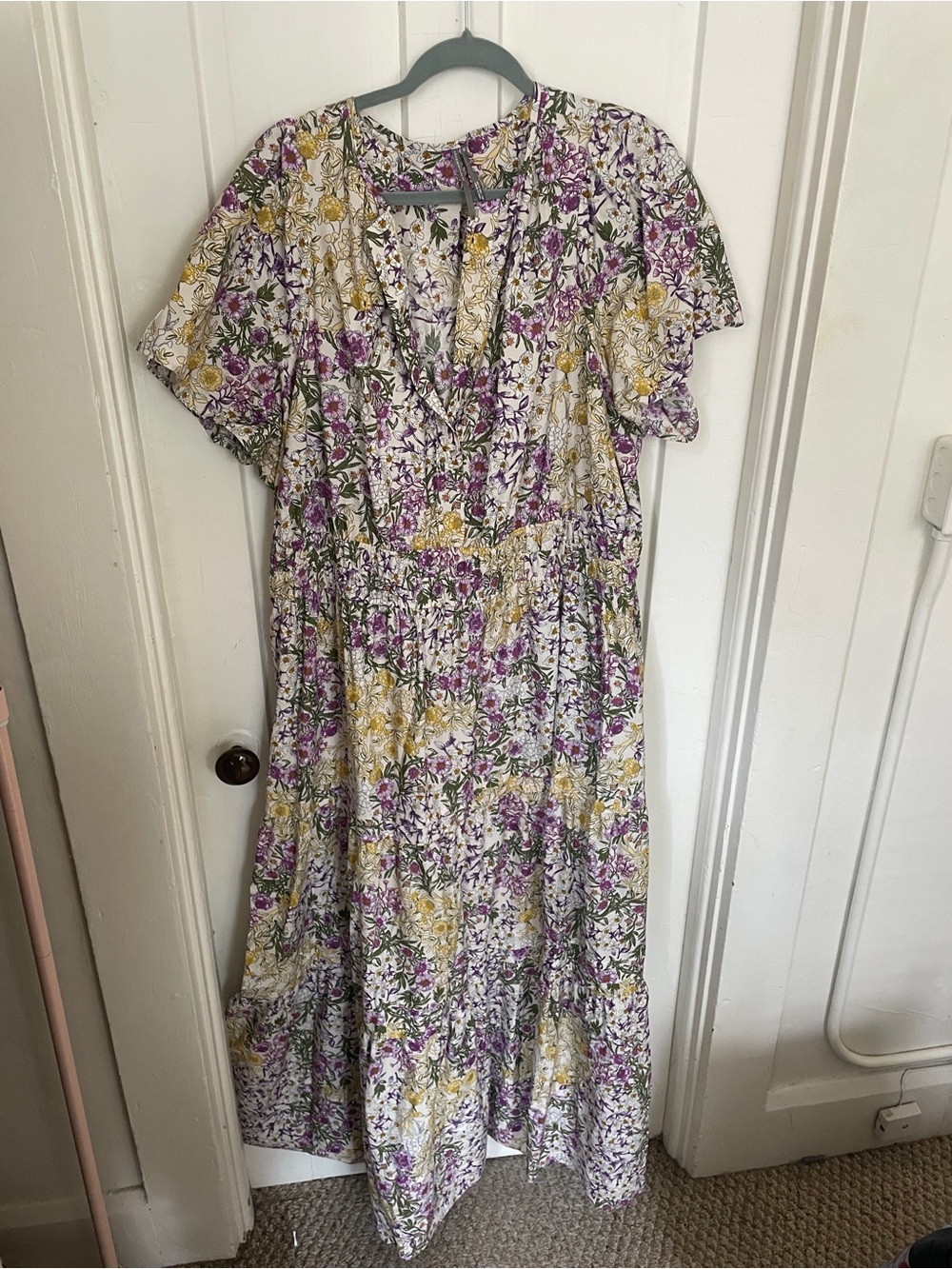 Anthropologie Somerset maxi dress - multicolor lilac - 2X plus